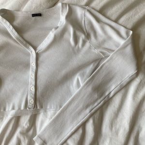 CROPPED CARDIGAN TOP FROM BRANDY